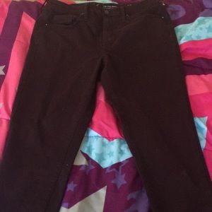 Maroon jeans